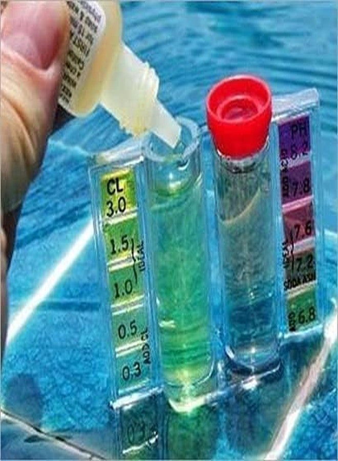PETSON Swimming Pool 1 Set PH and Chlorine Water Quality Test Kit Swimming Pool Hydroponics Aquarium - Image 4